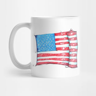 American Flag Mug